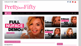 What Prettyoverfifty.com website looked like in 2020 (3 years ago)