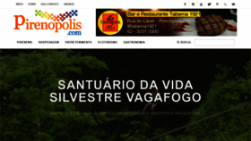 What Pirenopolis.com website looked like in 2020 (3 years ago)
