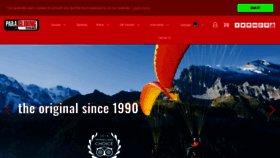 What Paragliding-interlaken.ch website looked like in 2020 (3 years ago)