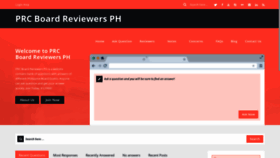 What Prcboardreviewersph.com website looked like in 2020 (3 years ago)