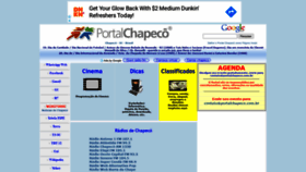 What Portalchapeco.com.br website looked like in 2020 (3 years ago)