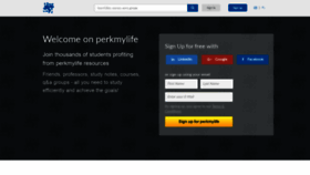 What Perkmylife.com website looked like in 2020 (3 years ago)