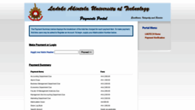 What Payments.lautech.edu.ng website looked like in 2020 (3 years ago)