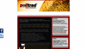 What Politrad.com website looked like in 2020 (3 years ago)