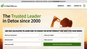 What Passadrugtest.com website looked like in 2020 (3 years ago)
