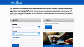 What Pathgroup.luminatehealth.com website looked like in 2020 (4 years ago)
