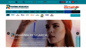 What Pharma-research.in website looked like in 2020 (3 years ago)