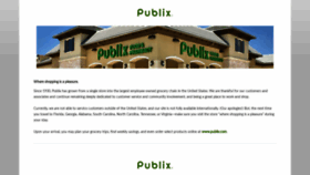 What Publix.net website looked like in 2020 (3 years ago)