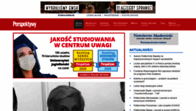 What Perspektywy.pl website looked like in 2020 (3 years ago)