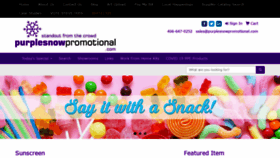 What Purplesnowpromotional.com website looked like in 2020 (3 years ago)