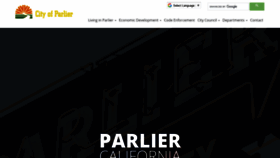 What Parlier.ca.us website looked like in 2020 (5 years ago)
