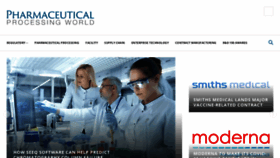 What Pharmaceuticalprocessingworld.com website looked like in 2020 (3 years ago)