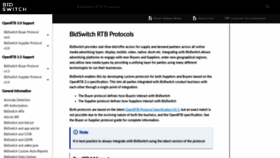 What Protocol.bidswitch.com website looked like in 2020 (3 years ago)