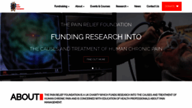 What Painrelieffoundation.org.uk website looked like in 2020 (3 years ago)
