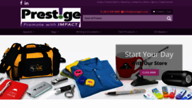What Prestigeri.com website looked like in 2020 (3 years ago)