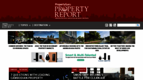 What Property-report.com website looked like in 2020 (3 years ago)
