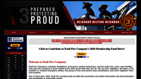What Paolifirecompany.org website looked like in 2020 (3 years ago)