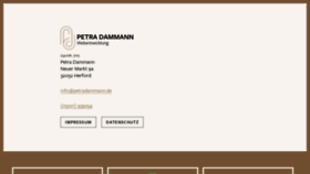 What Petradammann.de website looked like in 2020 (3 years ago)