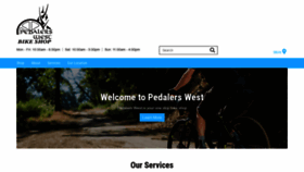 What Pedalerswest.com website looked like in 2020 (3 years ago)