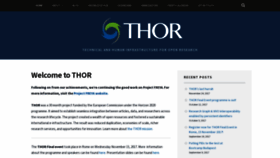 What Project-thor.eu website looked like in 2020 (3 years ago)