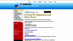 What Pc-authority.com website looked like in 2020 (3 years ago)