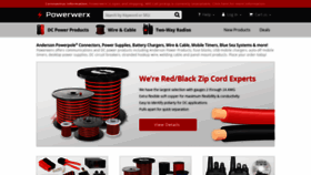 What Powerwerx.com website looked like in 2020 (4 years ago)
