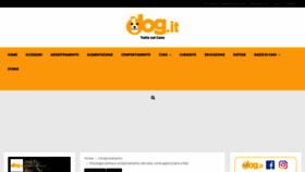 What Psicologiacanina.it website looked like in 2020 (3 years ago)