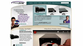 What Primearray.com website looked like in 2020 (3 years ago)