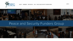What Peaceandsecurity.org website looked like in 2020 (3 years ago)