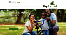 What Phytomed.co.za website looked like in 2020 (3 years ago)