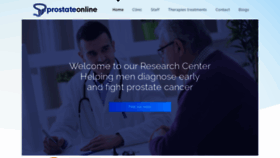 What Prostate-online.org website looked like in 2020 (3 years ago)