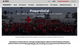 What Preparesocal.org website looked like in 2020 (3 years ago)