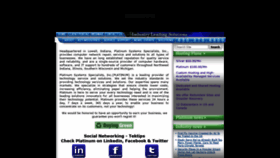 What Platinum-universe.com website looked like in 2020 (3 years ago)