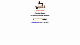 What Popky.com website looked like in 2020 (5 years ago)