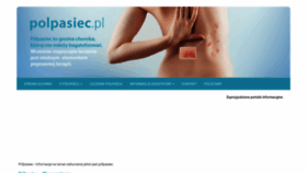 What Polpasiec.pl website looked like in 2020 (3 years ago)