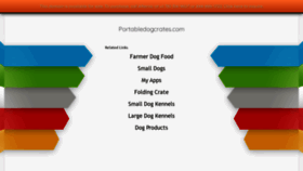 What Portabledogcrates.com website looked like in 2020 (3 years ago)