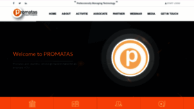 What Promatas.com website looked like in 2020 (3 years ago)