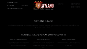 What Playland707.com website looked like in 2020 (3 years ago)
