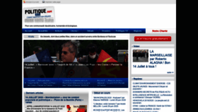 What Politique-actu.com website looked like in 2020 (3 years ago)