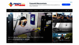 What Pinoyfitness.com website looked like in 2020 (3 years ago)