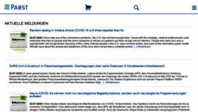 What Pabst-publishers.de website looked like in 2020 (4 years ago)