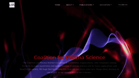 What Plasmacoalition.org website looked like in 2020 (3 years ago)
