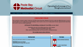 What Poolebaymethodists.org.uk website looked like in 2020 (3 years ago)