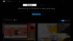 What Piczel.tv website looked like in 2020 (3 years ago)