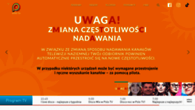 What Polotv.pl website looked like in 2020 (3 years ago)