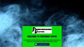 What Preferredvapor.com website looked like in 2020 (3 years ago)