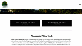 What Pebblecreek-club.com website looked like in 2020 (3 years ago)