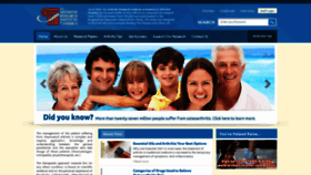What Preventarthritis.org website looked like in 2020 (3 years ago)