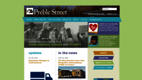 What Preblestreet.org website looked like in 2020 (3 years ago)