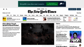 What Partners.nytimes.com website looked like in 2020 (3 years ago)